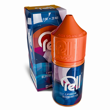 Жидкость для ЭСДН RELL ORANGE "Черника с холодком" 28мл 0мг.